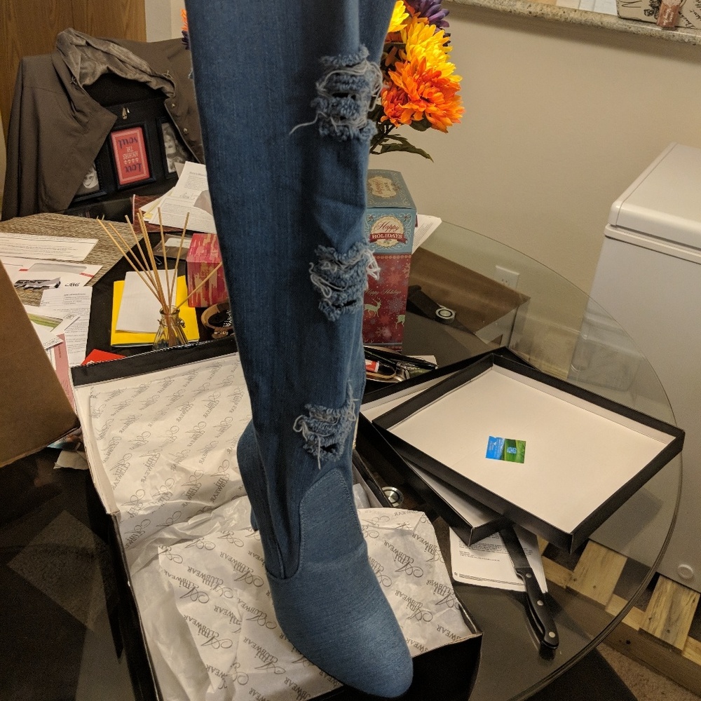 Thigh high boots